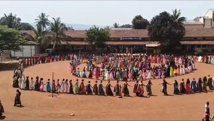 आजरा हायस्कूलमध्ये ‘हादगा बोळवण’ कार्यक्रम उत्साहात संपन्न